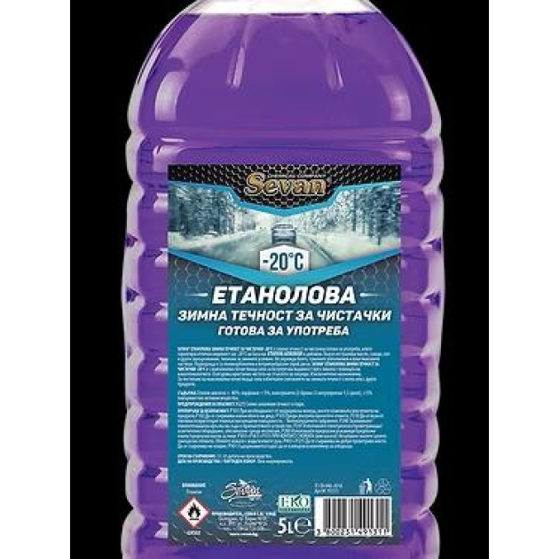 Зимна течност за чистачки -20  5л