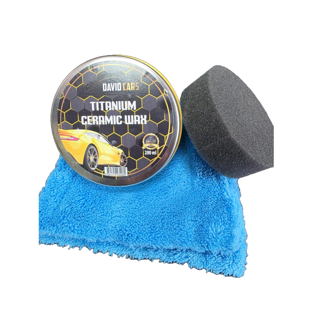 Керамична вакса 200гр придава гланц за боята и вода не държи