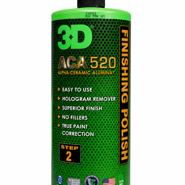 3D ACA 520 Finishing Polish – Финишна полираща паста за премахване на холограми и постигане на висок гланц (946 мл)